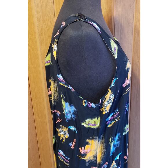 Cactus Flower size large sleeveless zebra mulitprint dress - Picture 3 of 5